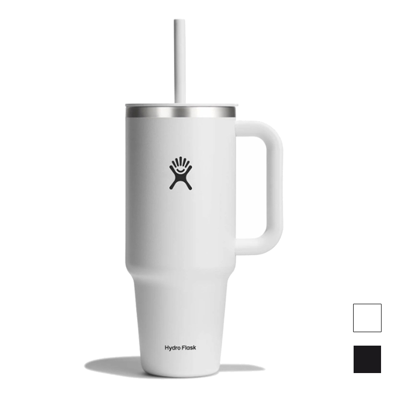 Hydro Flask 美國 40oz 冰壩杯 經典白 時尚黑 不鏽鋼冰壩杯 吸管水杯 冷飲環保杯