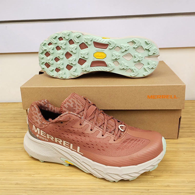 MERRELL 美國 AGILITY PEAK 5 GORE-TEX 女款防水越野登山鞋 岩石紅 越野鞋 戶外防水鞋