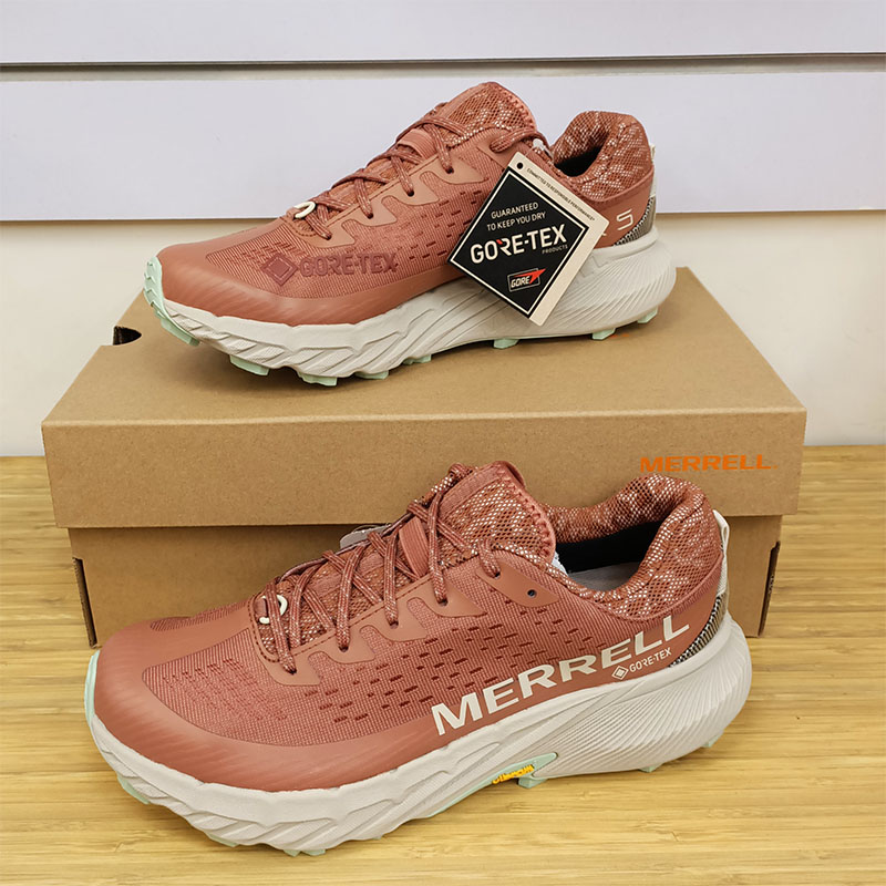 MERRELL 美國 AGILITY PEAK 5 GORE-TEX 女款防水越野登山鞋 岩石紅 越野鞋 戶外防水鞋