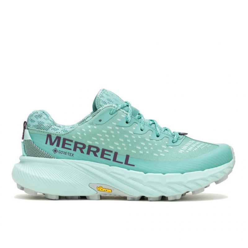 MERRELL 美國 AGILITY PEAK 5 GORE-TEX 女款防水越野登山鞋 薄荷綠 戶外防水鞋