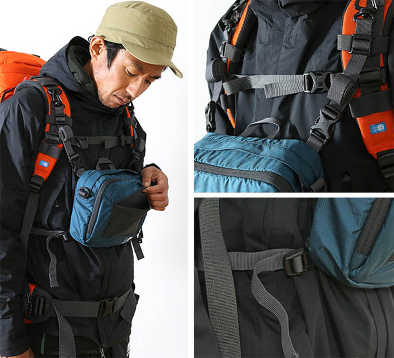 Karrimor Trek carry front bag 多用途胸前包 三色 相機包 隨身腰包 戶外旅行包