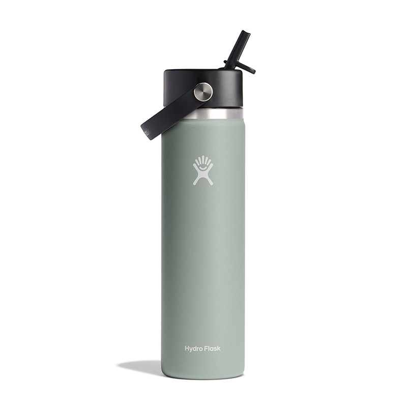 Hydro Flask 美國 24oz/709ml 寬口吸管真空保溫鋼瓶 多色 吸管杯蓋設計