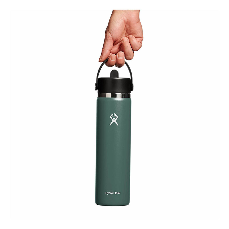 Hydro Flask 美國 24oz/709ml 寬口吸管真空保溫鋼瓶 多色 吸管杯蓋設計