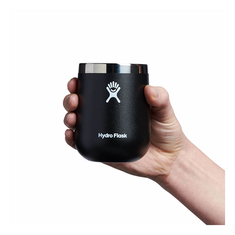 Hydro Flask 美國 10oz　附蓋 保溫紅酒杯 時尚黑 櫻花粉 296ml 保溫杯