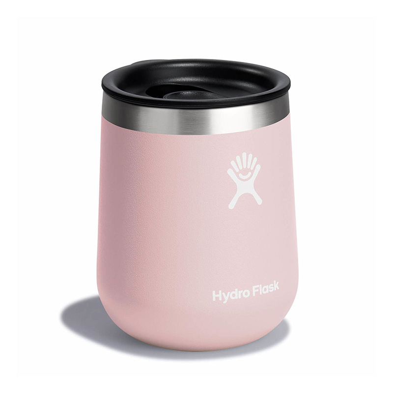 Hydro Flask 美國 10oz　附蓋 保溫紅酒杯 時尚黑 櫻花粉 296ml 保溫杯