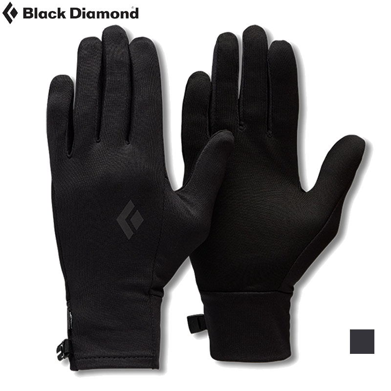 Black Diamond 美國 LightWeight ScreenTap Liners 觸控手套 黑