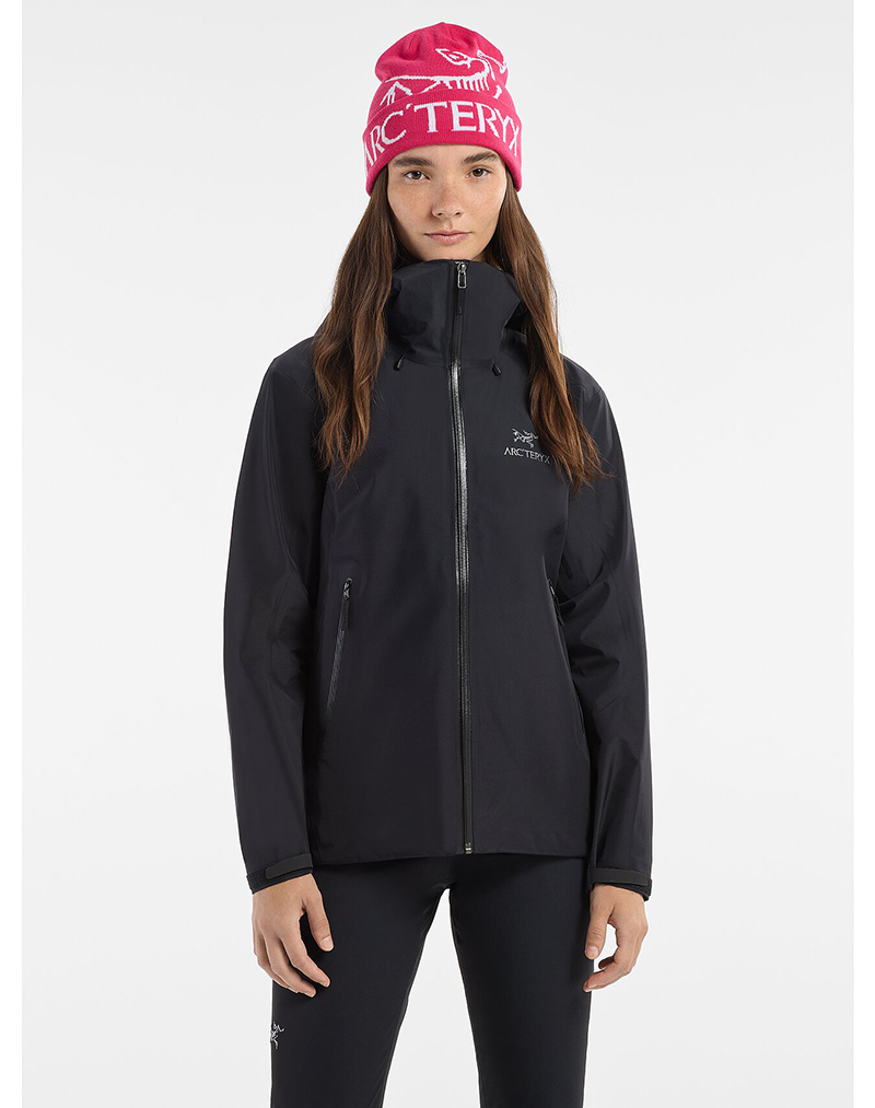 Arcteryx 始祖鳥 女 Beta LT 防水外套 黑 波光紫 GORE-TEX 登山外套 X000006716