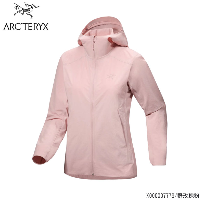 Arcteryx 始祖鳥 女 Gamma 輕量軟殼外套 野玫瑰粉 連帽外套 X000007779