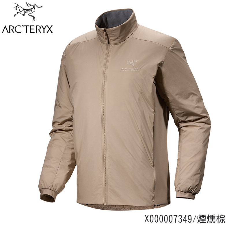 Arcteryx 始祖鳥 男 Atom 化纖外套 黑 煙燻棕 Coreloft保暖外套 X000007349