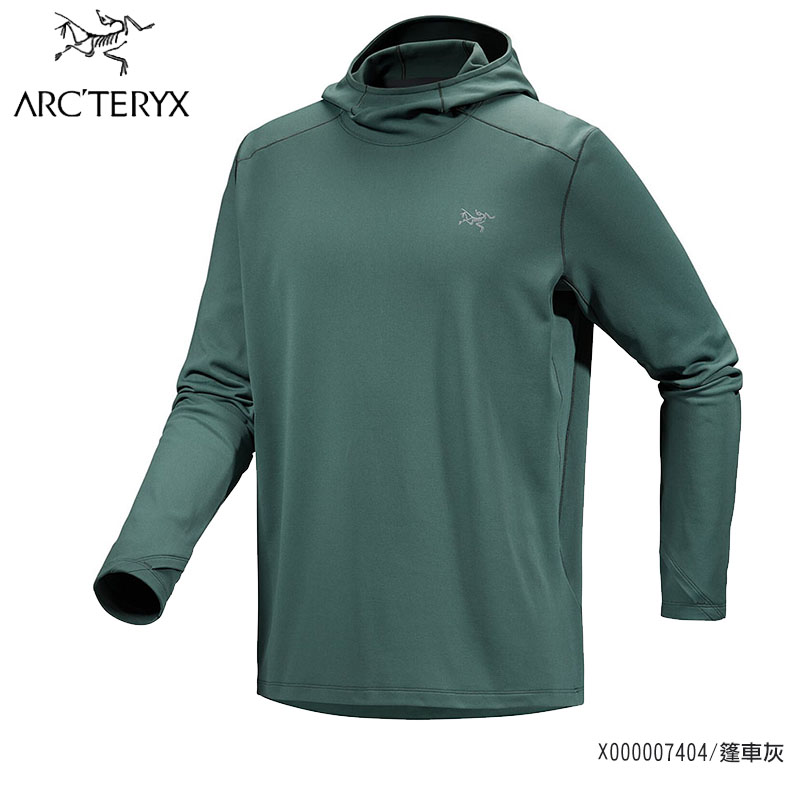 Arcteryx 始祖鳥男 Cormac 保暖套頭衫 黑 篷車灰 戶外登山衣 X000007404