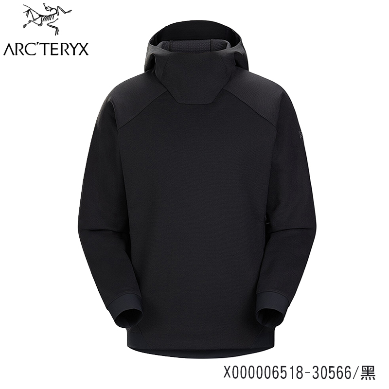 Arcteryx 始祖鳥 男 Rethel 刷毛套頭衫 黑 寧靜綠 X000006518-30566