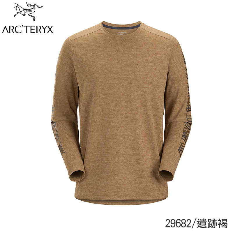 Arcteryx 始祖鳥 男 Cormac Logo 快乾長袖圓領衫 三色 戶外運動衣 29682