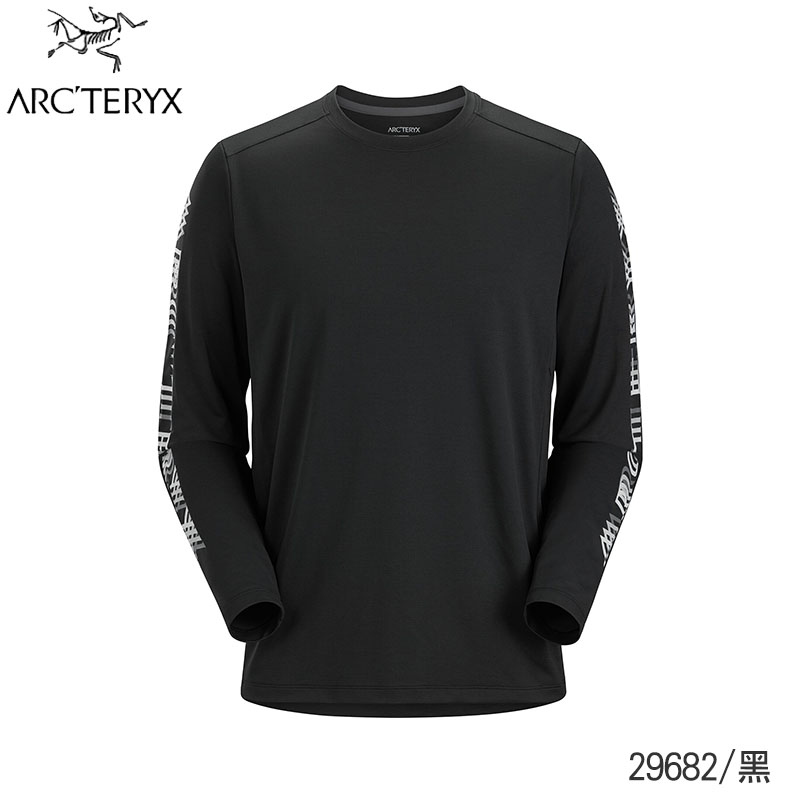 Arcteryx 始祖鳥 男 Cormac Logo 快乾長袖圓領衫 三色 戶外運動衣 29682