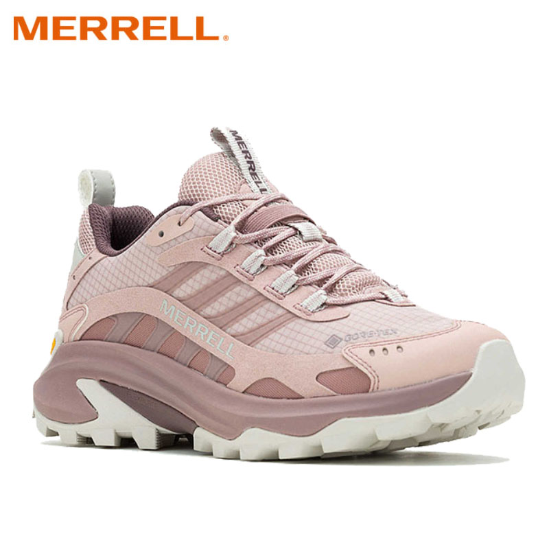 MERRELL 美國 MOAB SPEED 2 GORE-TEX 女防水登山鞋 藕粉色 ML038236