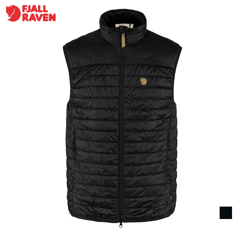 Fjallraven 北極狐 Abisko Padded Vest 男款化纖背心 黑 83775