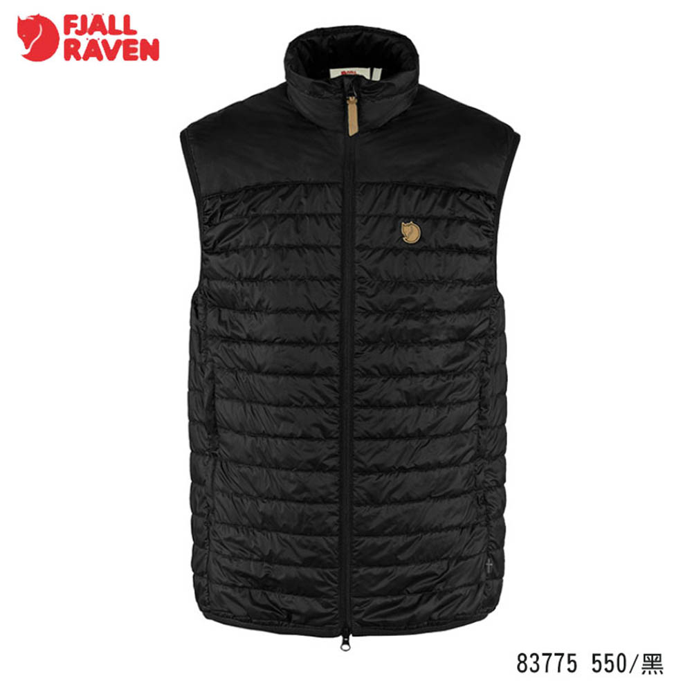 Fjallraven 北極狐 Abisko Padded Vest 男款化纖背心 黑 83775