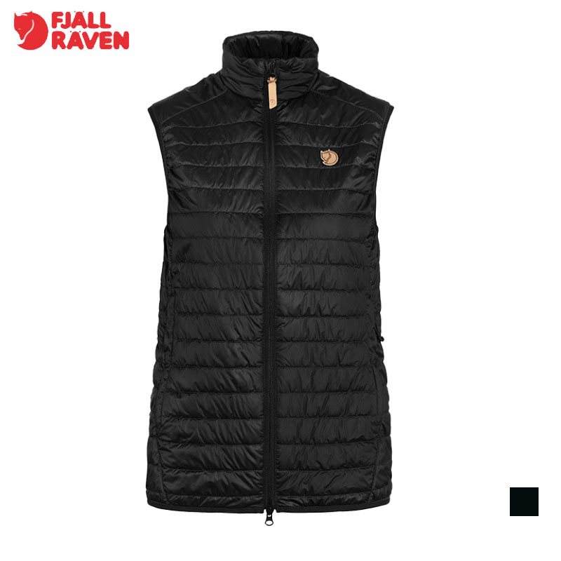 Fjallraven 北極狐 Abisko Padded Vest 女款化纖背心 黑 保暖背心 輕量 89723