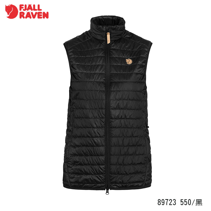 Fjallraven 北極狐 Abisko Padded Vest 女款化纖背心 黑 保暖背心 輕量 89723