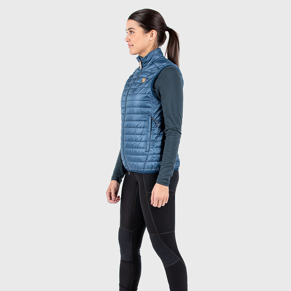 Fjallraven 北極狐 Abisko Padded Vest 女款化纖背心 黑 保暖背心 輕量 89723