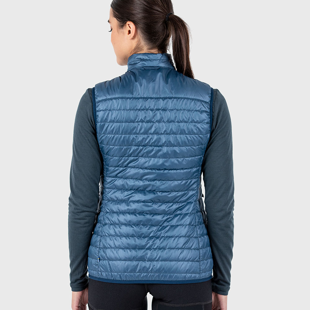 Fjallraven 北極狐 Abisko Padded Vest 女款化纖背心 黑 保暖背心 輕量 89723