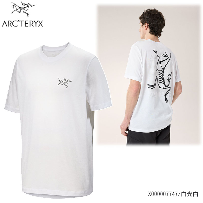 Arcteryx 始祖鳥 男 Arc'Multi Bird 短袖休閒Tee 白光白 X000007747