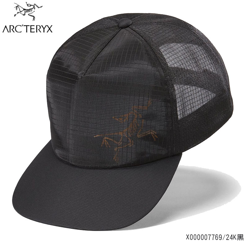 Arcteryx 始祖鳥 Performance 棒球網帽 24K黑 棒球帽 透氣網帽 X000007769