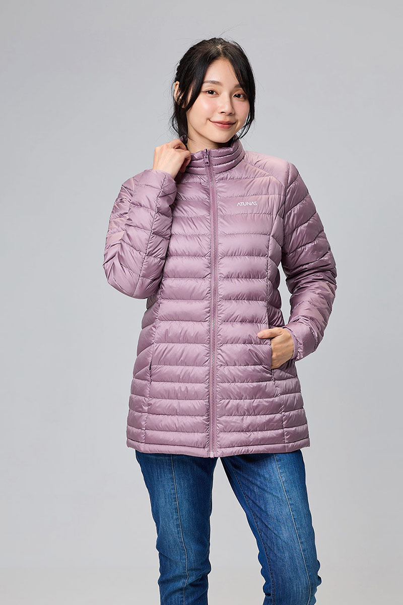 ATUNAS 歐都納 女款GORE-TEX+保暖羽絨二件式外套 黑 都會休閒外套 A1GT2304W