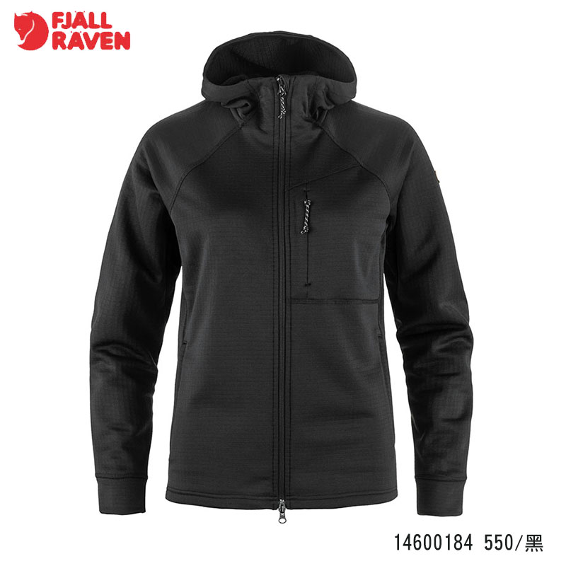 Fjallraven 北極狐 Abisko Grid Fleece 連帽夾克 女 兩色 刷毛夾克 14600184