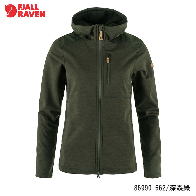 Fjallraven 北極狐 Keb Fleece 連帽夾克 女 多色 保暖外套 86990