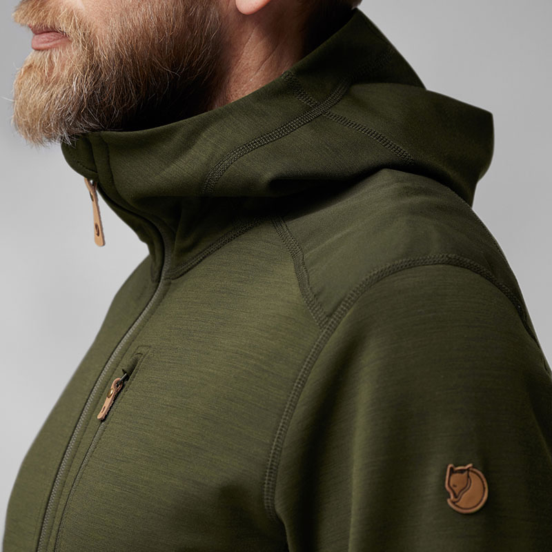 Fjallraven 北極狐 Keb Fleece 連帽夾克 男 小狐狸刷毛外套 蕎麥棕 深森綠 81479