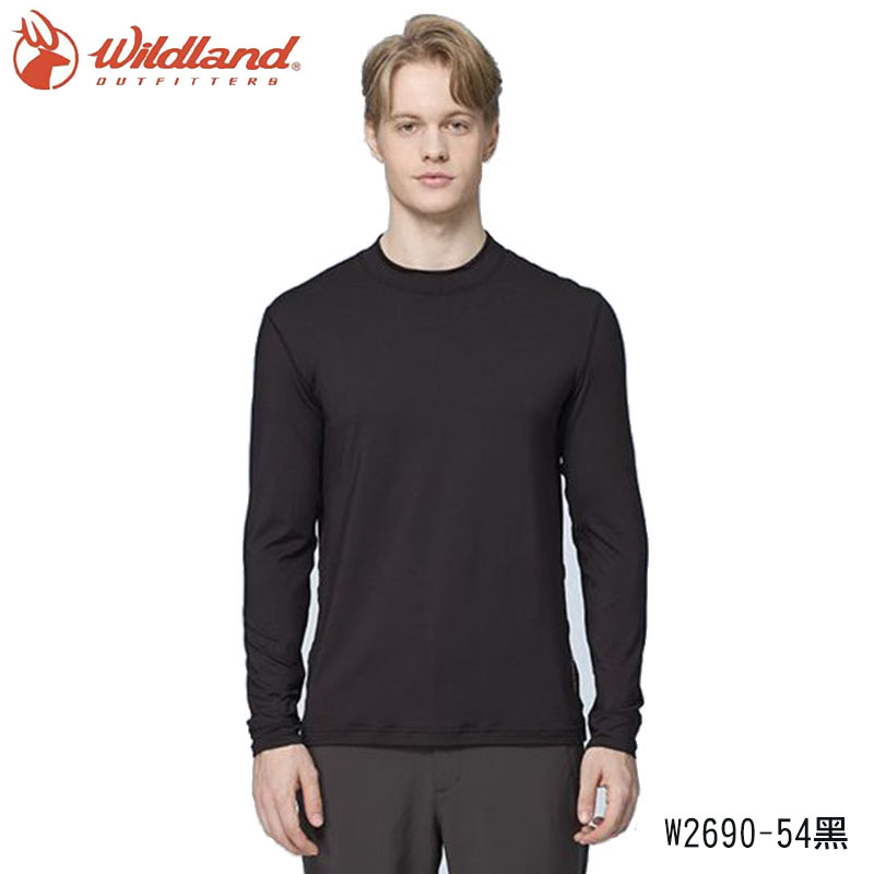 WILDLAND 荒野 男遠紅外線彈性保暖衣 大尺碼3XL 4XL 保暖內層衣 長袖上衣 W2690