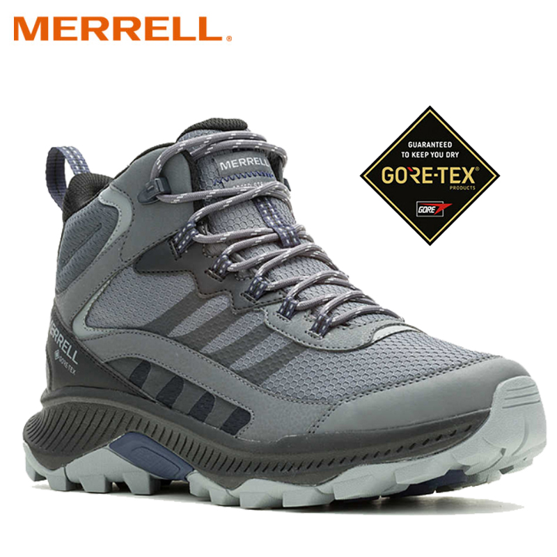 MERRELL 美國 SPEED STRIKE 2 GTX 男 中筒防水登山健行鞋 鐵灰 ML037821