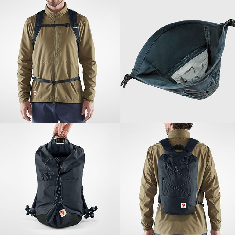 Fjallraven 瑞典 北極狐 High Coast Rolltop 26 背包 23224 黑 藍 綠繡 防水登山後背包 攻頂包