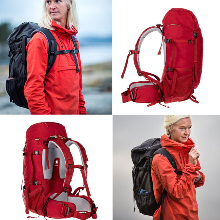 Fjallraven 瑞典 北極狐 Kaipak G1000 女 登山背包 38L 27087 紅木/石頭灰 健行背包