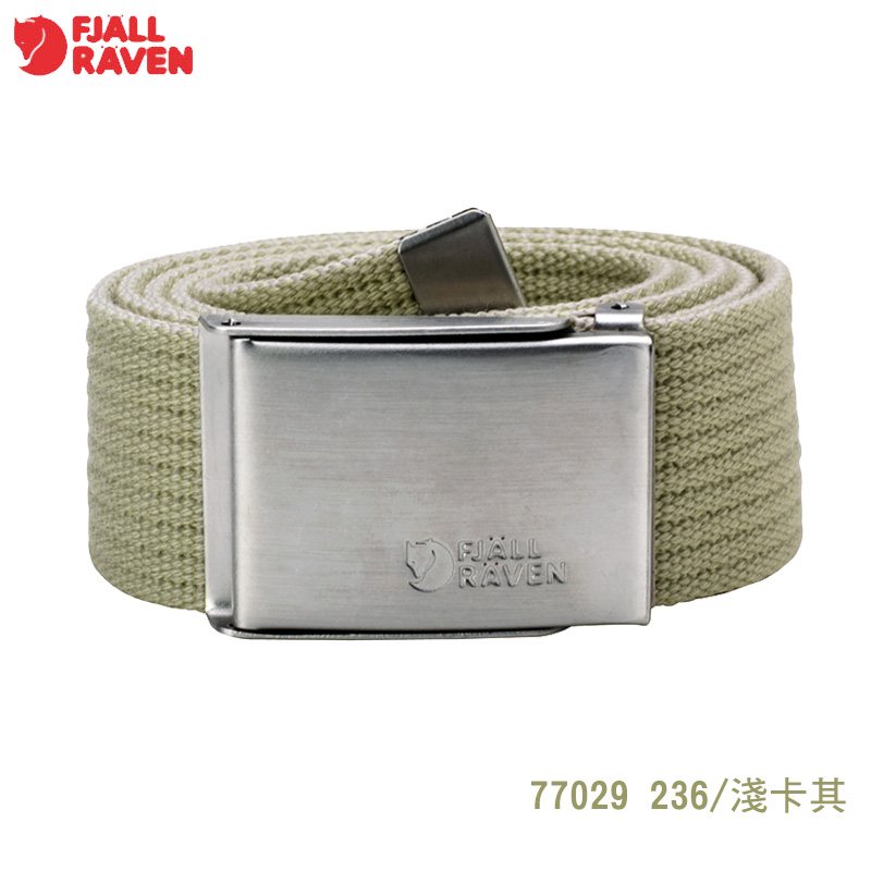 Fjallraven 瑞典 北極狐 Canvas 帆布皮帶 多色 小狐狸腰帶 軍裝腰帶 中性款皮帶 4cm 77029