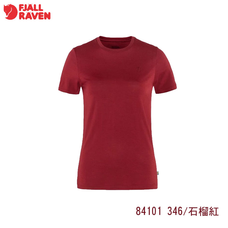 Fjallraven 北極狐 Abisko Wool 短袖羊毛排汗衣 女款 短袖上衣 多色 84101