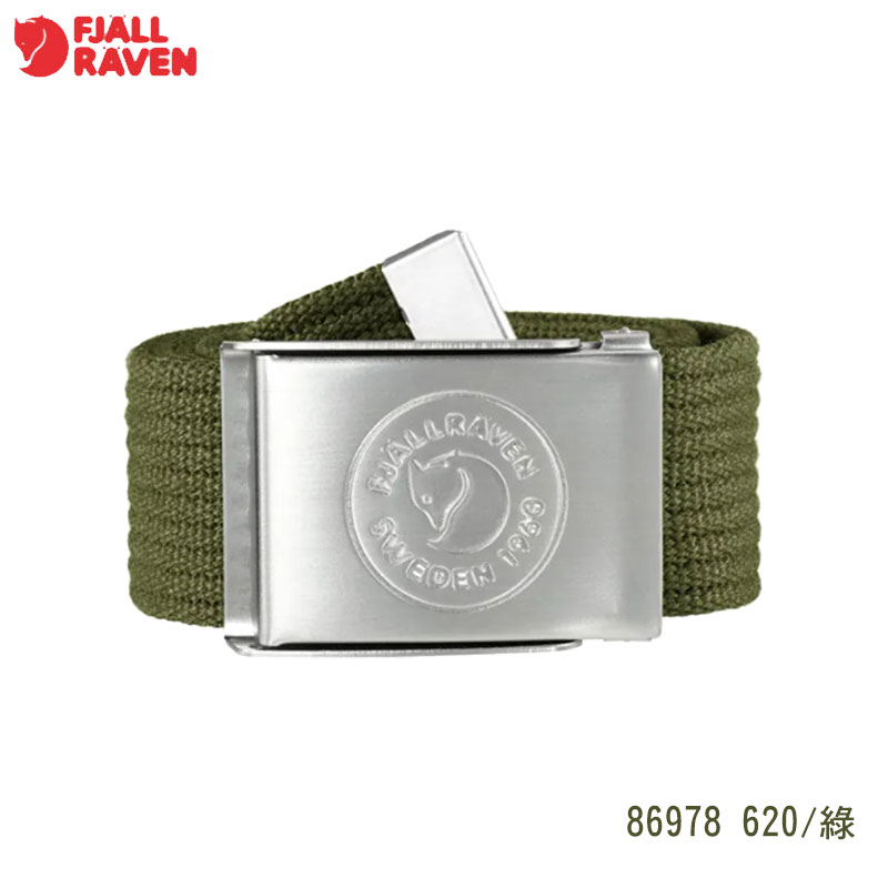 Fjallraven 北極狐 1960 Logo 皮帶 休閒腰帶 帆布腰帶 多色 86978