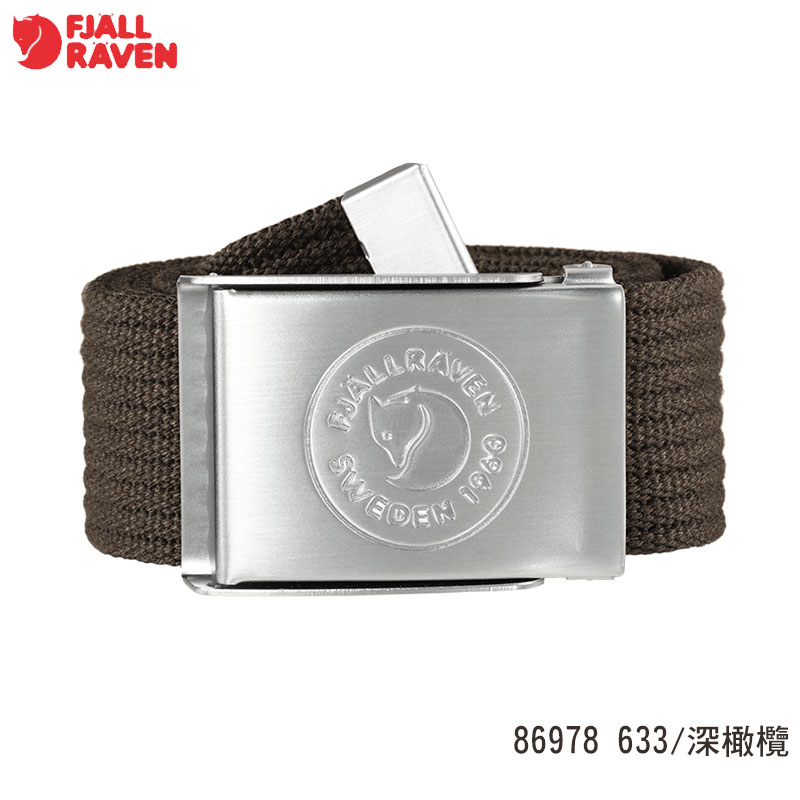 Fjallraven 北極狐 1960 Logo 皮帶 休閒腰帶 帆布腰帶 多色 86978