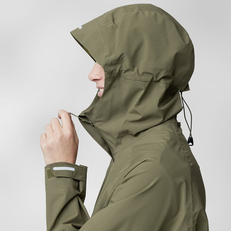 Fjallraven 北極狐 HC Hydratic Trail 防水夾克 女 月桂綠 風雨衣 防水外套 登山夾克 86982