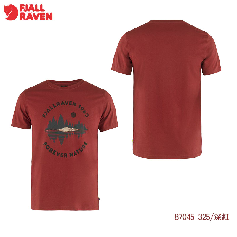 Fjallraven 北極狐 Forest Mirror T-shirt 男款 有-機棉T恤 三色 短袖上衣 87045