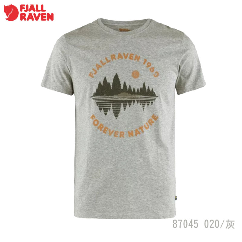 Fjallraven 北極狐 Forest Mirror T-shirt 男款 有-機棉T恤 三色 短袖上衣 87045