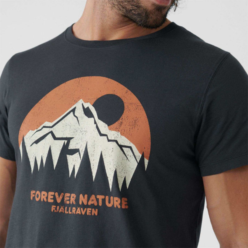 Fjallraven 北極狐 Nature T-shirt 有機棉T恤 男 赤陶棕 暗深藍 短袖上衣 87053