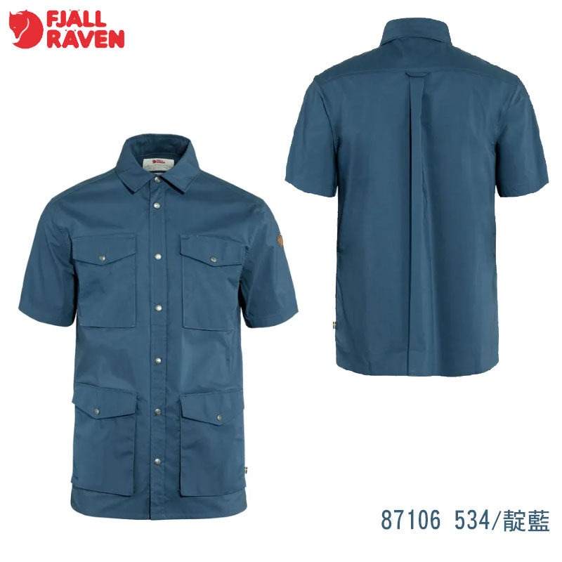 Fjallraven 北極狐 Raven 短袖襯衫 男 兩色 休閒襯衫 87106