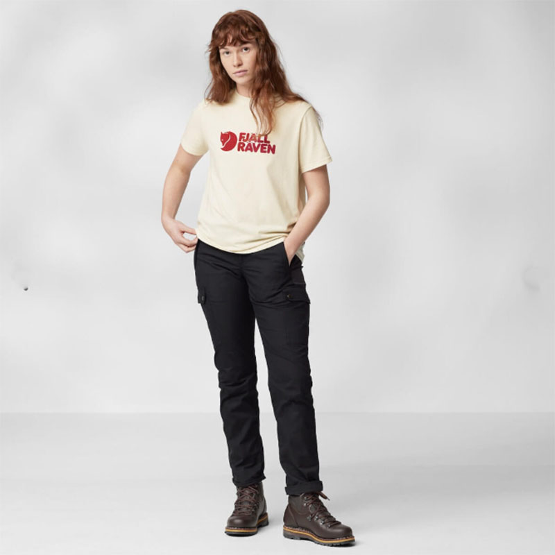 Fjallraven 北極狐 Fjallraven Logo T-shirt 有機棉T恤 女 三色 87146 小狐狸上衣 短袖