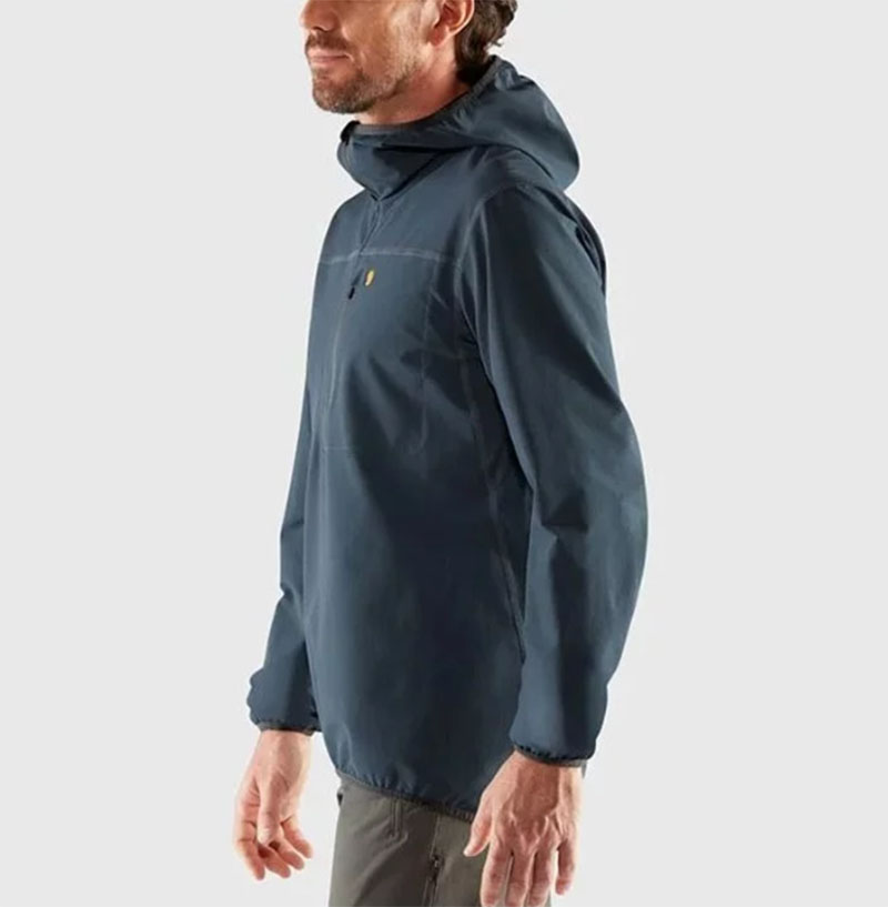 Fjallraven 北極狐 Bergtagen Stretch Half Zip 半開襟夾克 男 高山藍 登山風衣外套 87400