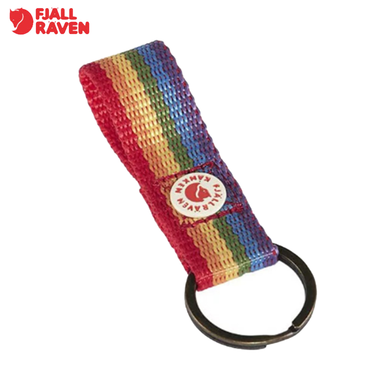 Fjallraven 北極狐 Kanken Rainbow Key Ring 彩虹鑰匙圈 彩虹圖騰 23622