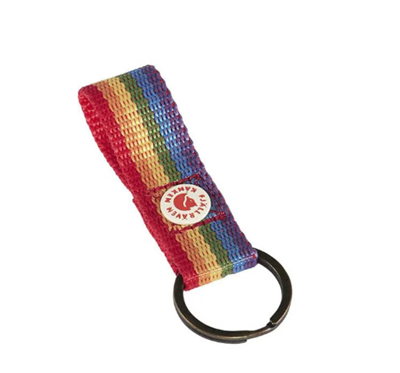 Fjallraven 北極狐 Kanken Rainbow Key Ring 彩虹鑰匙圈 彩虹圖騰 23622