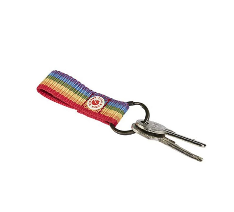 Fjallraven 北極狐 Kanken Rainbow Key Ring 彩虹鑰匙圈 彩虹圖騰 23622