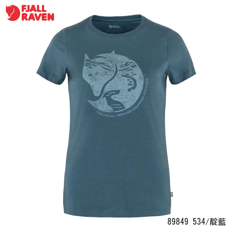 Fjallraven 北極狐 Arctic Fox T-shirt 女有機棉T恤 小狐狸短袖上衣 89849